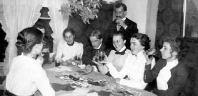 Orville Wright and friends