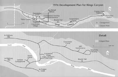 map of Kings Canyon development plan
