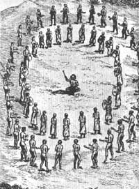dance of the Natchez Indians