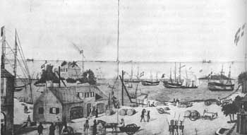 harbor and wharf