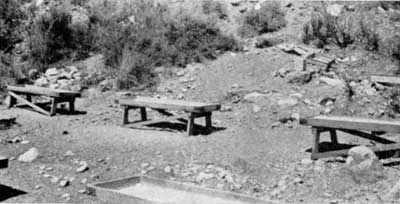 Feeding troughs, Indian Gardens, Grand Canyon