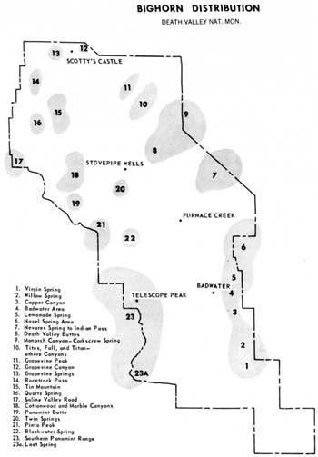bighorn
distribution map