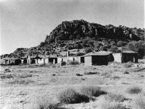 ruins of Officers' Row