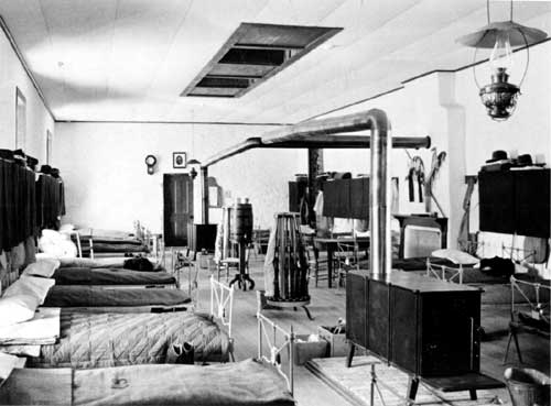 interior of Enlisted Men's Barracks