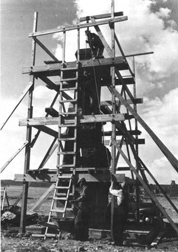 stabilizing an old chimney
