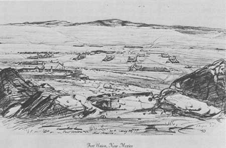 sketch of first Fort Union