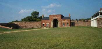 interior view of Fort Washington