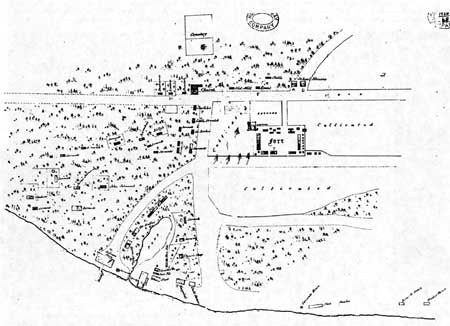 map of Fort Vancouver