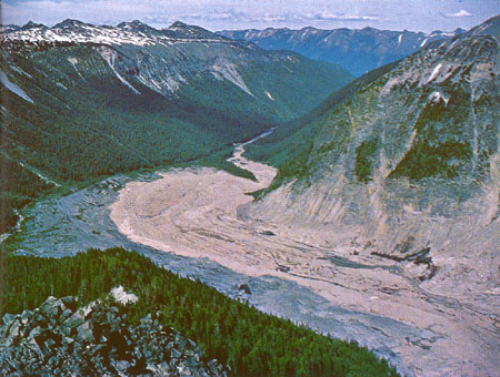 avalanche deposits