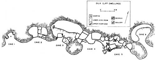 floor plan of caves