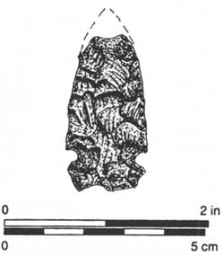 projectile point