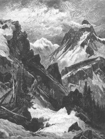 sketch of Mount Hayden