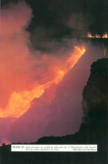 lava fountains