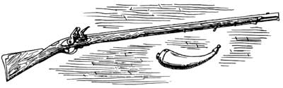 sketch of musket