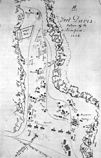 diagram of first Fort Davis