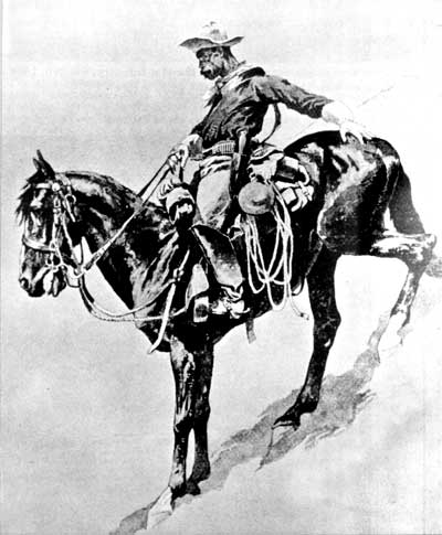 soldier on horseback