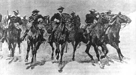 sketch of 9th Cavalry