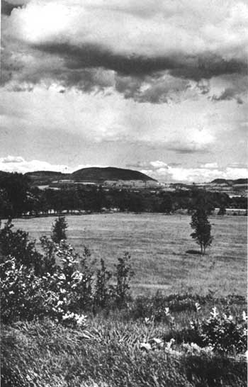 view from Balcarres Redoubt