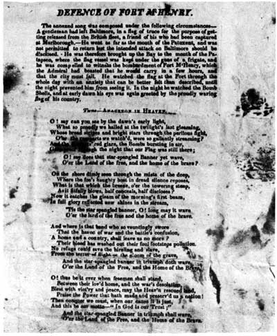 'The Star-Spangled Banner' in print