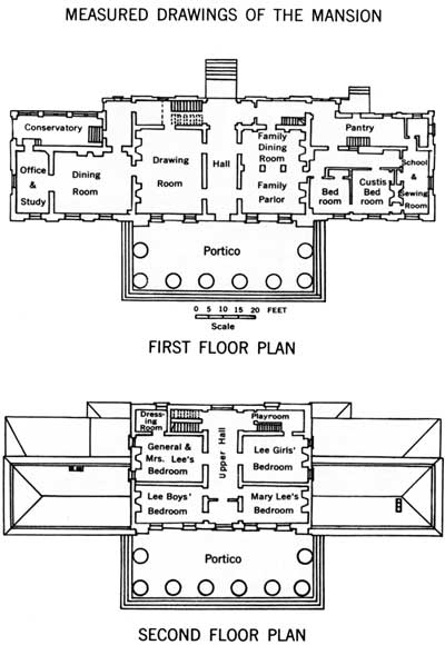 drawings of the mansion