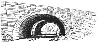 sketch of underpass