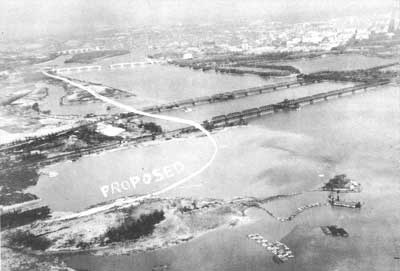 aerial view of parkway route