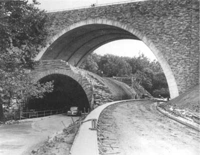 New Massachusetts Avenue Bridge and Old Culvert