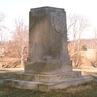 Site Marker--Washington's Marquee, Valley Forge