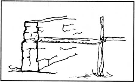 sketch of fence