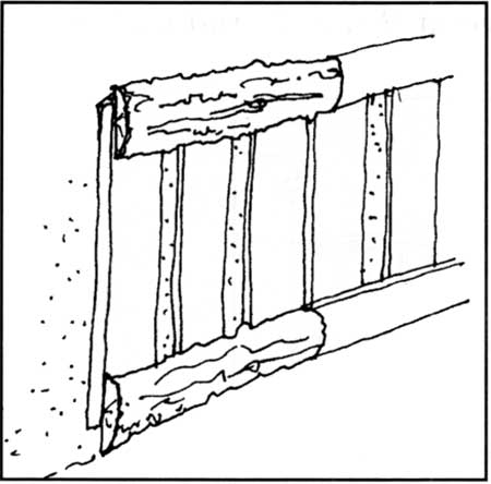 sketch of fence