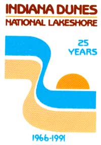 Indiana Dunes NL 25th anniversary logo