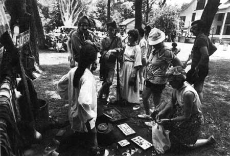 living history display