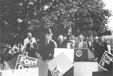 President Gerald Ford rally
