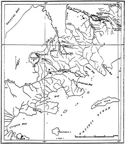 location of Aniakchak map