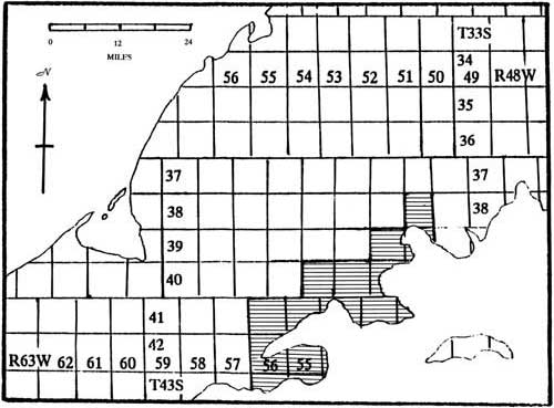 recommended sport hunting areas map