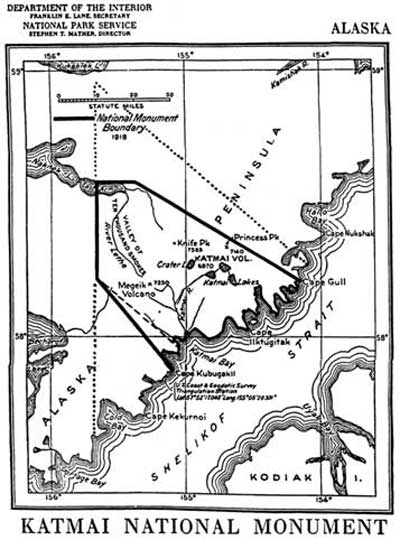 Katmia NP map