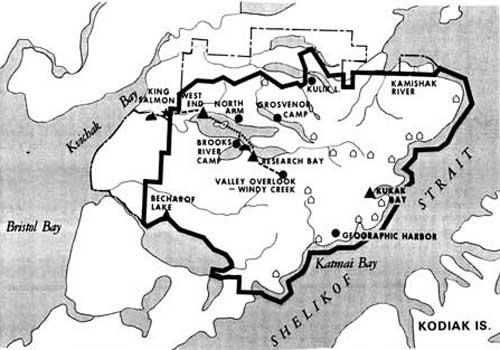 proposed Katmai NP final EIS map