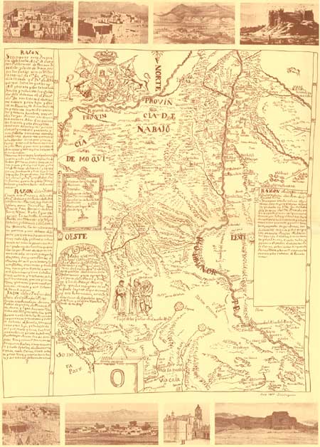 Miera's 1758 Map of New Mexico