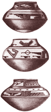 sketch of pottery