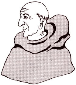 sketch of friar