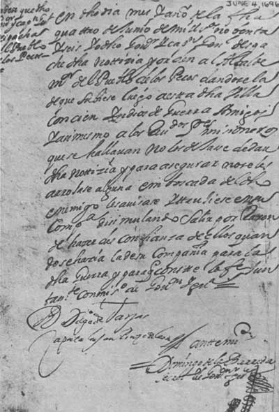 hand-written summons