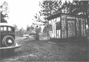 Photograph 1. First park structure at Cheatham Hill, contact station, c1934 