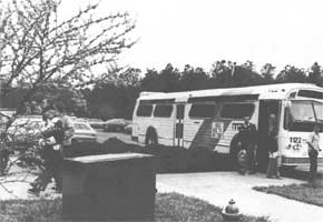 Photograph 11. Bus service to top of Big Kennesaw Mountain, 1974