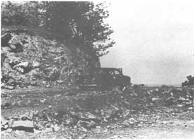 Photograph 5. Status of work on Big Kennesaw Mountain road, 1951 