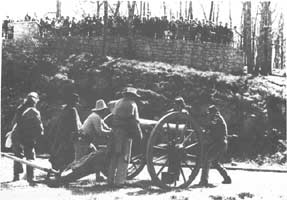 Photograph 9. Cannon firing demonstration, 1974
