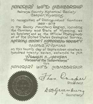 certificate of membership