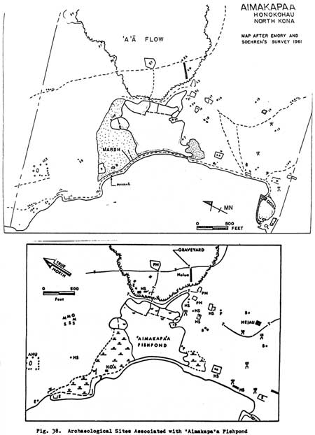 map of 'Aimakapa Fishpond