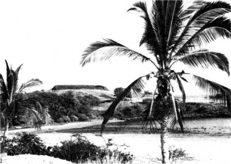view SE of Pu'ukohola Heiau