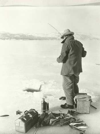 ice fisherman