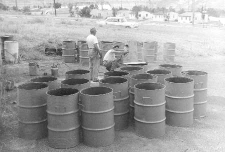 oil drums